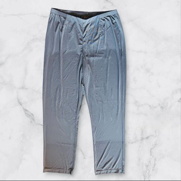 Chico's Pants - Chico's Easywear Womens Pants 3 Size XL Gray Pull On Slinky Travel Knit Stretch